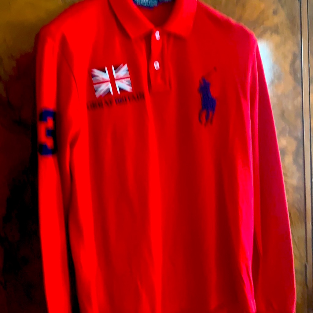 Like New Team Great Britain Polo Shirt